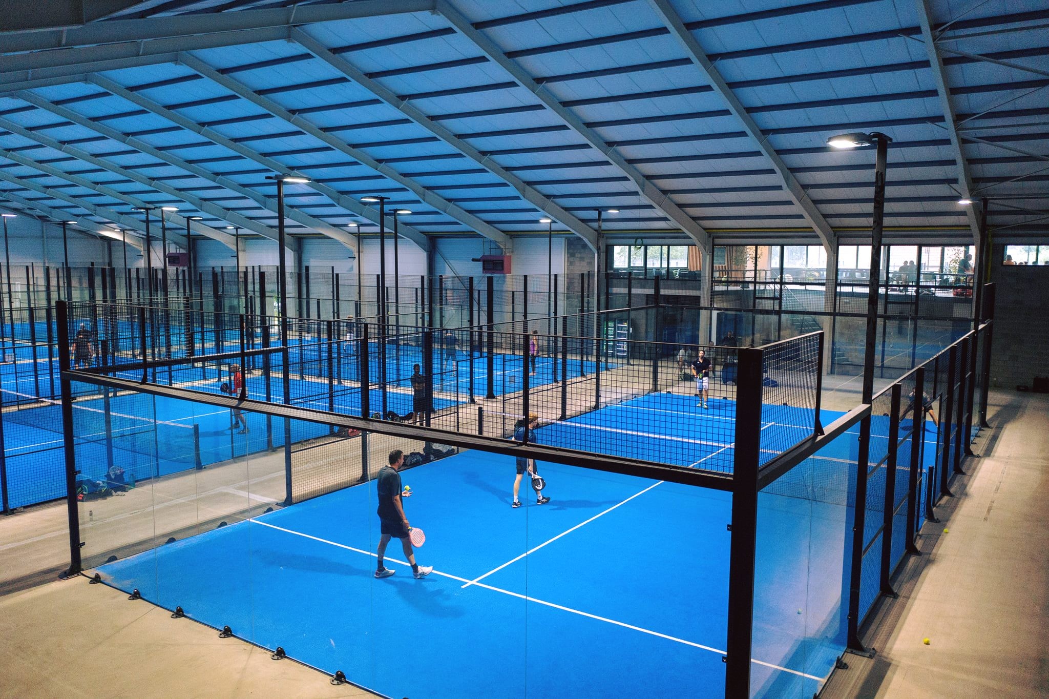 China Lvyin Manufacturer 10x20m Portable Padel Court 4m Full Tennis Court