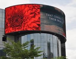 Curve Led Outdoor Advertising Screens Full Color P4.81 High Refresh Rate indoor full color led display
