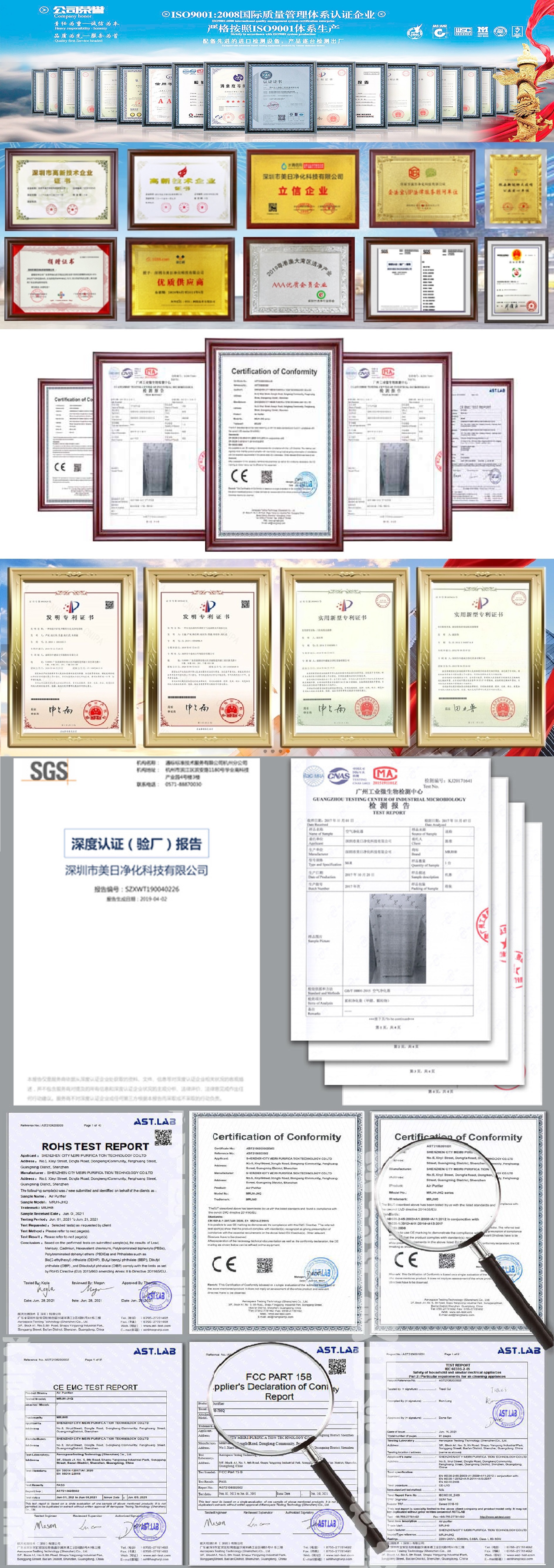 Smart Breathable Hepa High Density Air Filter Aluminum Frame High Flow Air Filters
