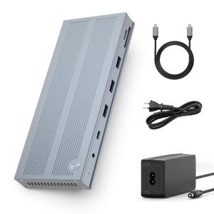 14 In 1 USB-C Docking Station with Displaylink IC Type C to HDMI Supports Triple