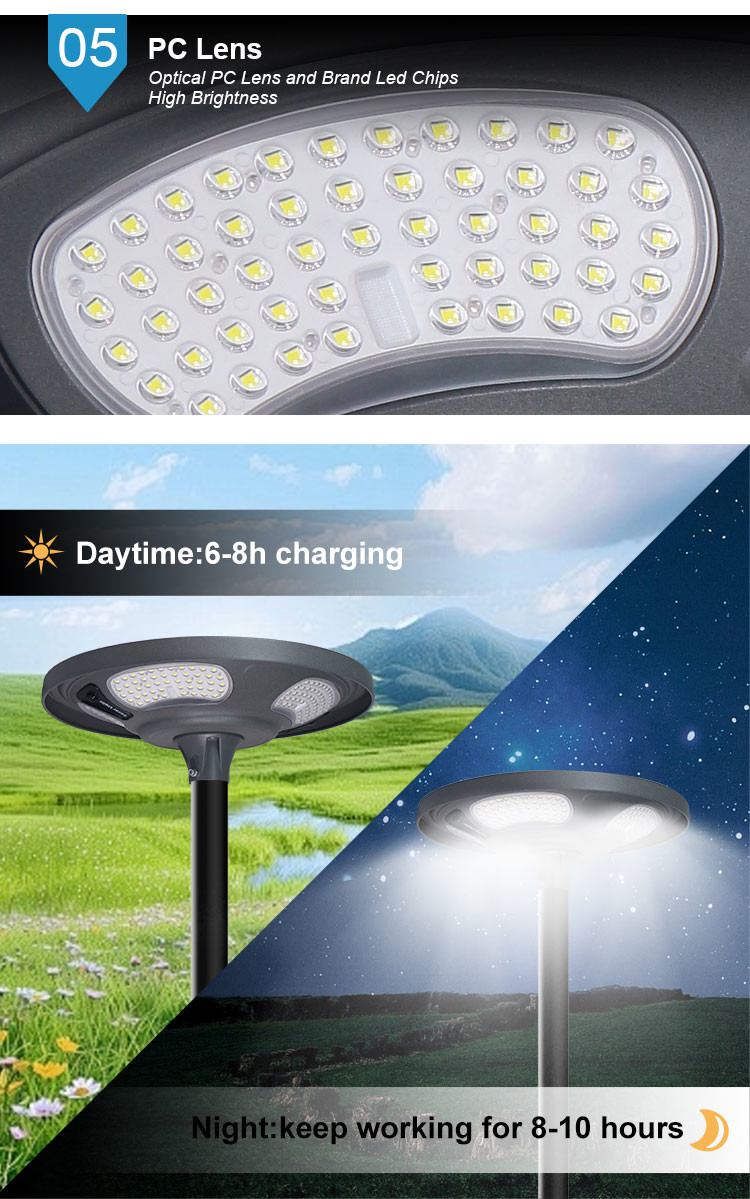Wholesale Aluminum Housing All in One Solar Powered Street Lamp Outdoor 200W 300W 400W 500W Garden Light