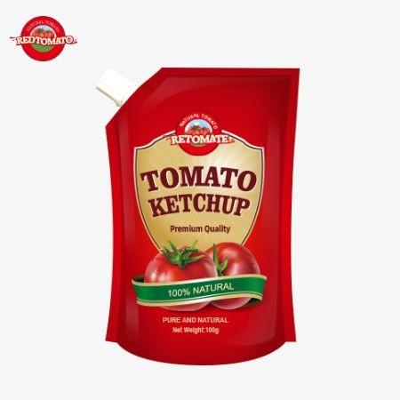 OEM 140g Sachets Of Ketchup That Comply With International Standards And Are