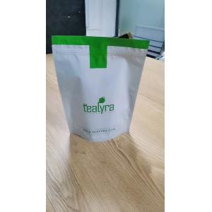 Biodegradable Matte White Stand Up Pouch Compostable Square Bottom Bag
