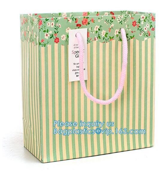 Luxury Paper Gift Carrier Shopping Bag Party Bag with Handles,printed paper carrier bag for apparel shopping bag, bageas