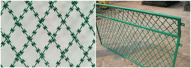 0.5mm Thickness Razor Sharp Barbed Wire BTO 22 Non climbing