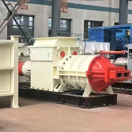 JKY60 / 60Z-40 Streamlined Double Stage Vacuum Extruder For Mud Clay Brick Making
