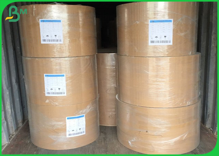 350gsm+15g PE Coating Food Packing Kraft Paper Roll with Virgin Wood Pulp