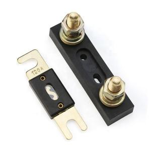 M10 Screw Stud Terminals ANL Bakelite Car Audio Fuse Holder Block Base for Heavy