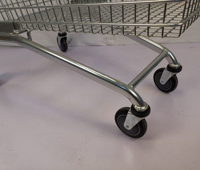 240L Super Large Grocery Shopping Trolley European Shopping Carts With Child Seat