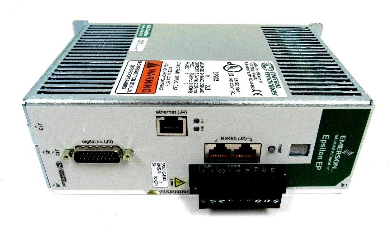 EMERSON EP202-P00-ENR0 EPSILON EP PROGRAMMABLE SERVO DRIVE 230VAC