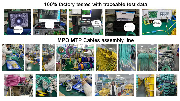 MPO To SC UPC 12 Fibers Breakout MPO MTP Cable Simplex Single Mode
