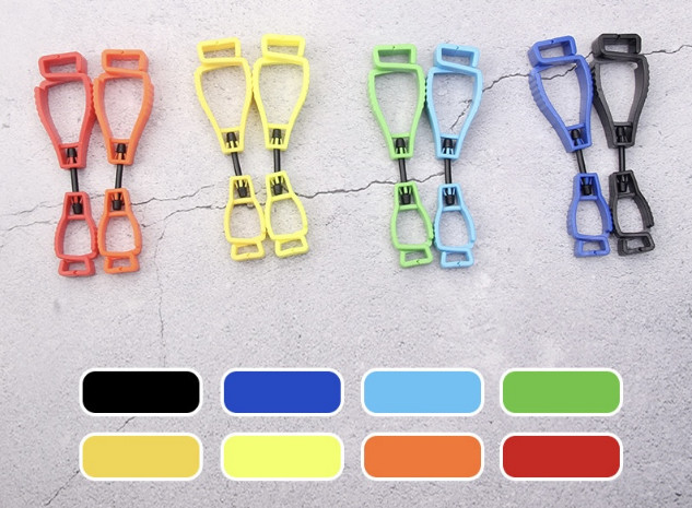 Polythelene Connection Glove Clip Retainers Perfect Accessory for Gloves