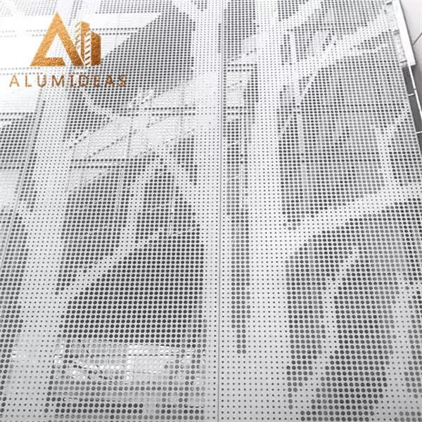 Custom Decorative Solid Aluminium Cladding