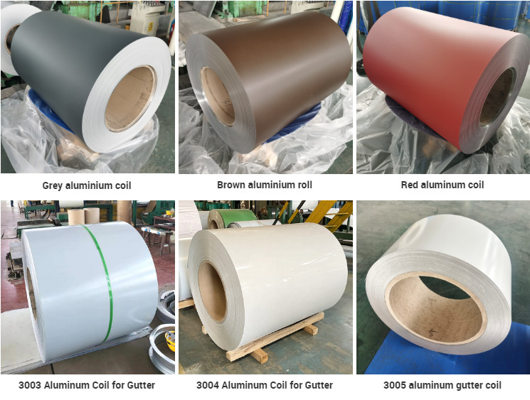 PE PVDF White Aluminum Gutter Coil Pre-Painted Color Coated Aluminum Coil Sheet
