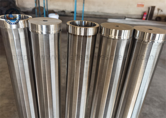 Iso9001 Certified Stainless Steel Wound Screen 0.025mm-20mm Slot Size