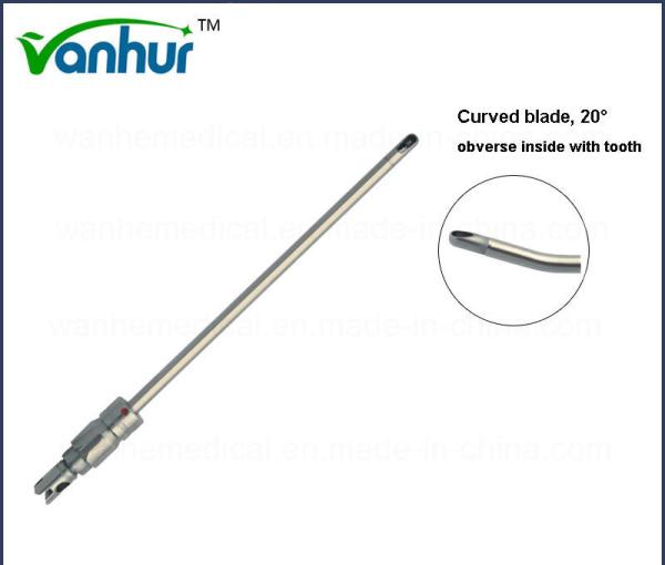 ISO13485 Orthopedic Surgery Instruments Type 2 Arthroscopic Shaver Planer Curved