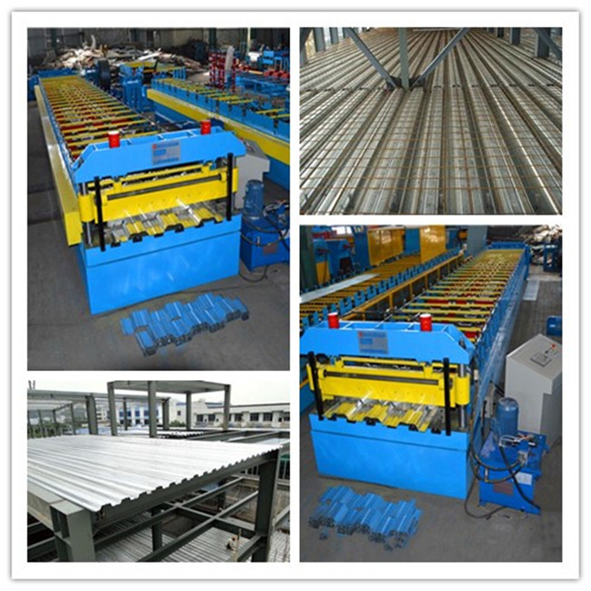 380V 50Hz Floor Deck Roll Forming Machine , Steel Roll Formers With Trade Assurance