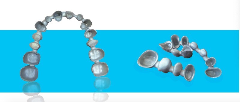 D Shape Base Metal Alloys In Dentistry High Toughness 95*12mm Non - Toxic