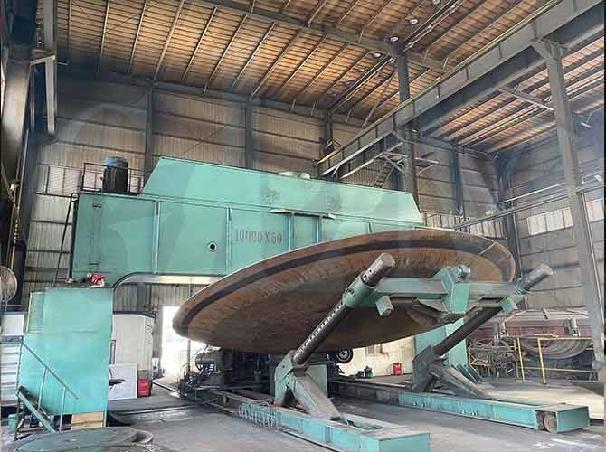 4000mm LNG LPG Tank Spherical Heads Hot Forming ASME Torispherical Dish End