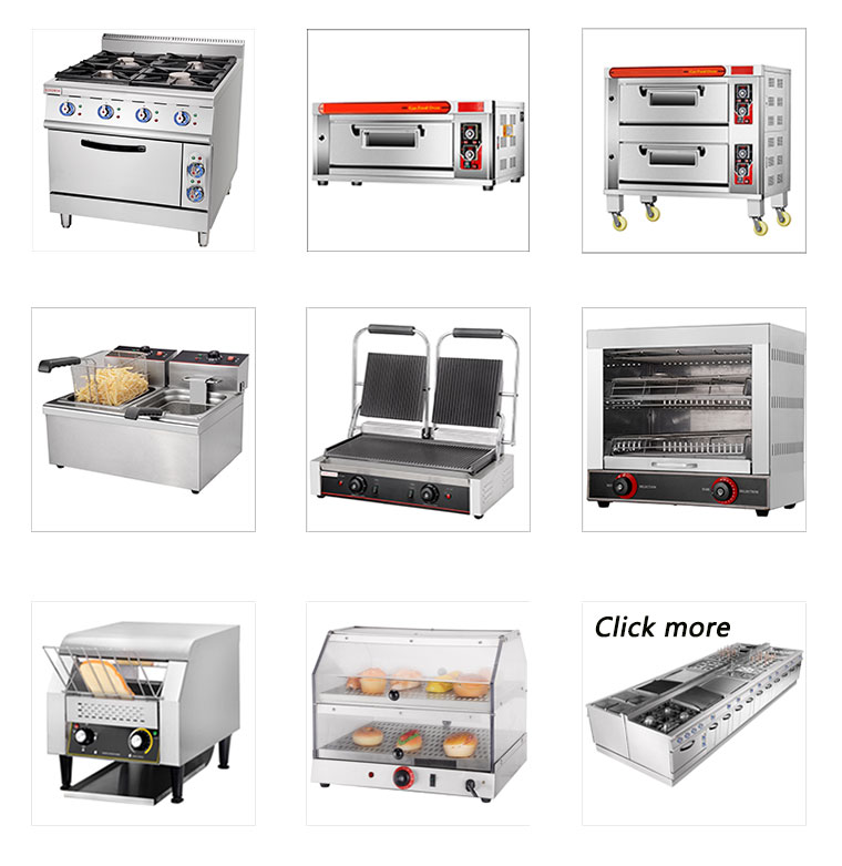 Easy Operation Stainless Steel Three Layer Electric Pizza Oven Bakery Machines Advantage