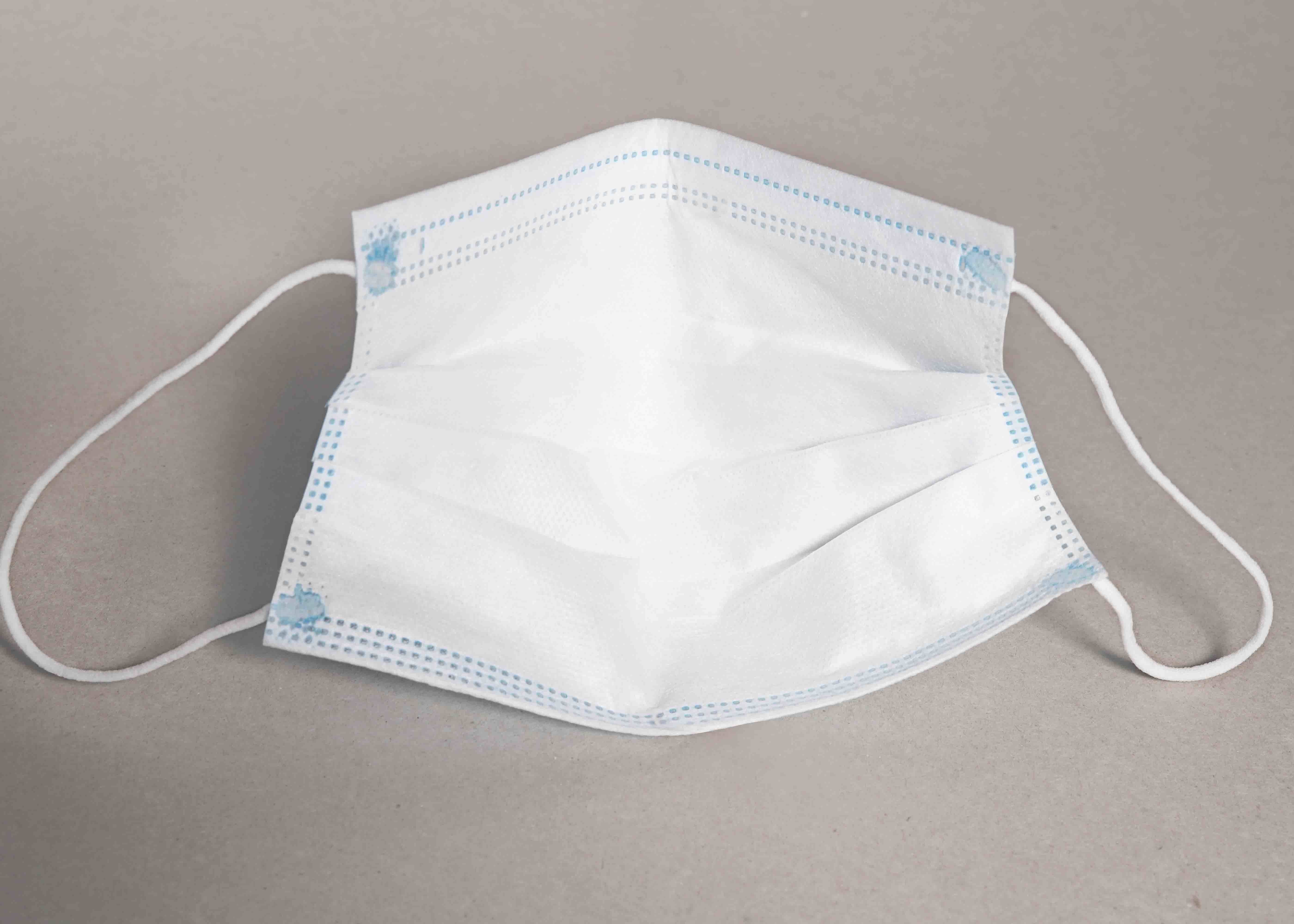 Blue Disposable Surgical Mask , Surgical Mouth Mask Low Resistance To Breathing