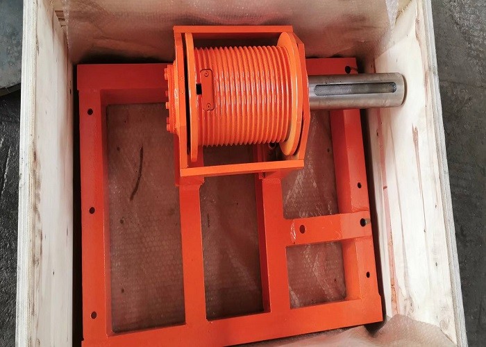Lebus Grooved Hydraulic Crane Winch Drum For Winding Wire Rope