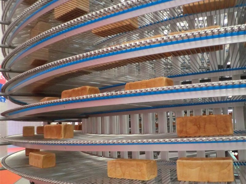 High Quality Spiral Cooling Conveyor System Tower for Food Transpoting Sale
