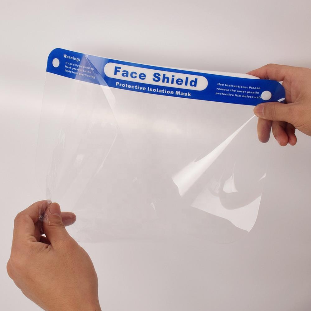 PETG Material Safety Face Shield Fda Anti Virus Saliva Spray Protection