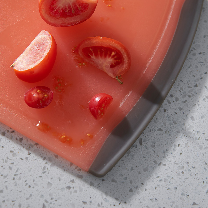 Hot Sale Plastic Meat Cutting Board Vegetable Chopping Board For Kitchen has the function of sharpening knives