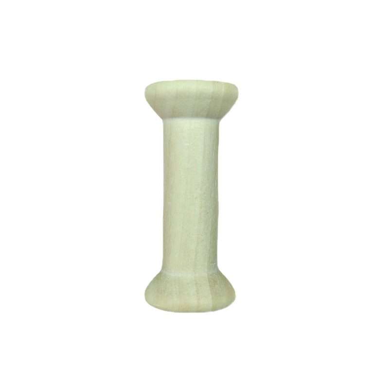Wooden spools custom natural wood spool wooden kite line spool