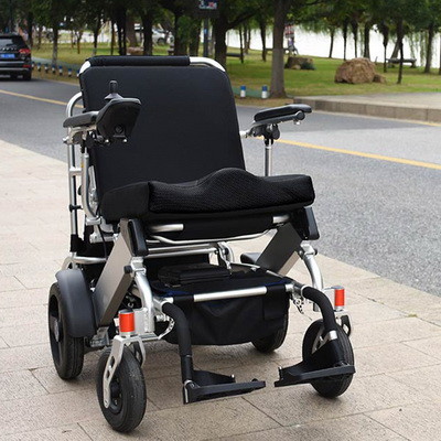 4h Charging Anodizing Aluminum Frame Collapsible Power Wheelchair