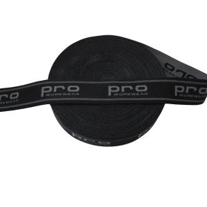 High Quality Custom Logo Gripper Non Slip Jacquard Elastic Webbing For Garment