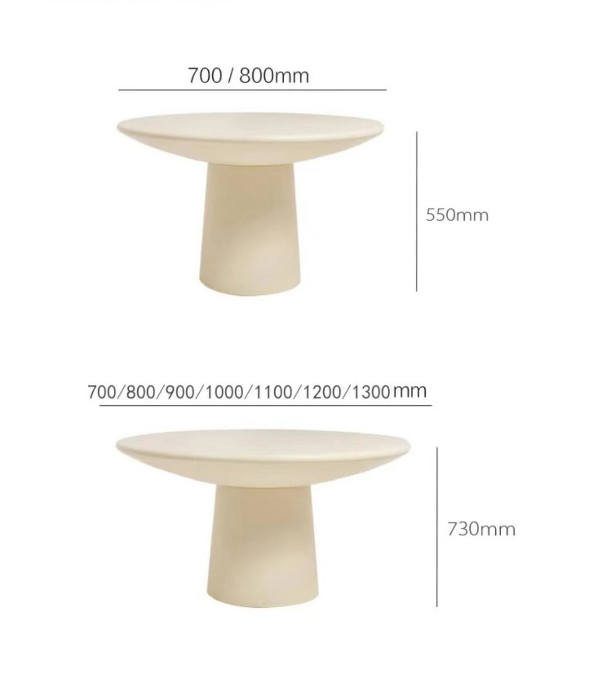 Art Elephant Legs Hotel Coffee Table Fiberglass Simple Round Dining Table Chairs Set