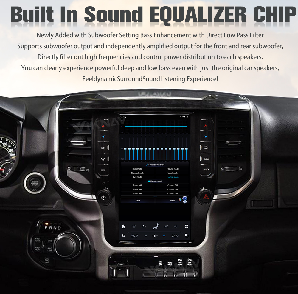 Android 11 Head Unit For Dodge Ram 20-23 Car Radio 11.8 Inch Touch Screen