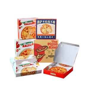  Biodegradable Kraft Paper Takeout Bulk Pizza Boxes 6 7 8 9 10 Inch Recycled Parcel Manufactures