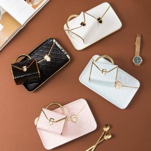 Custom Luxury Ceramic Mug With Spoon Gold Handle 310ml Capacity