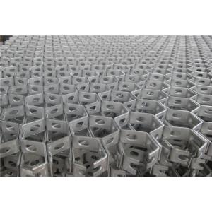 Refractory Anchors Hex Mesh SS304 310S Support Customized With 50x50mm Mesh
