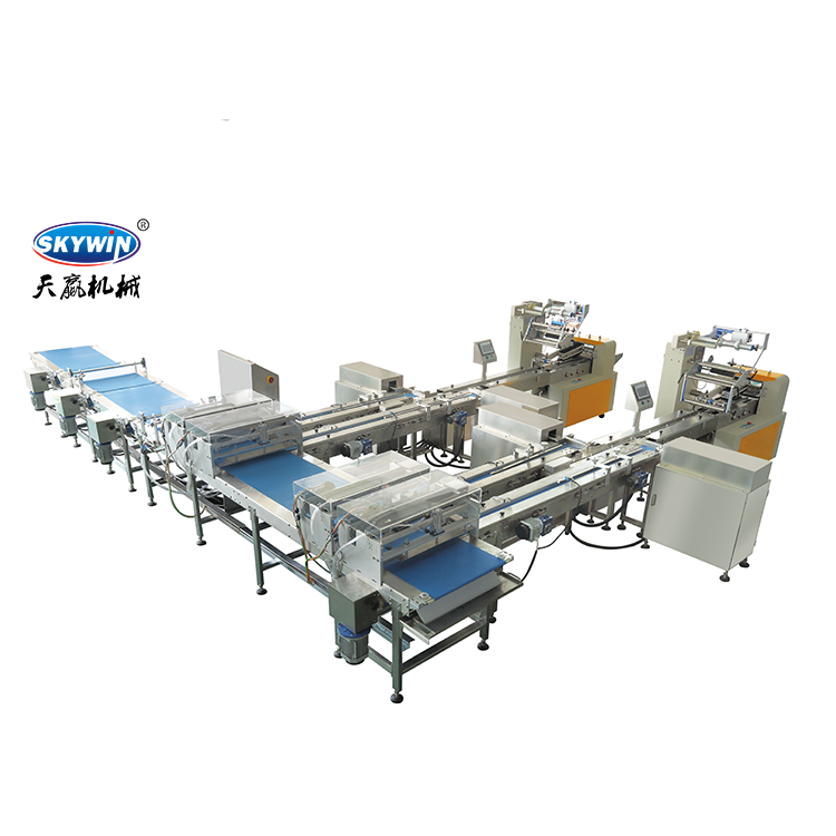 Multifunctional 100~200bags/Min Full Wafer Packaging Machine Automatic Packing Line