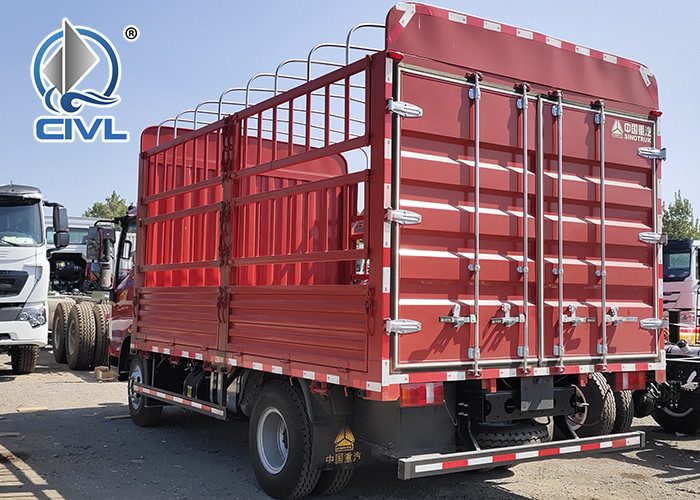 Sinotruk 3-5 Tons HOWO Light Duty Commercial Trucks 6 Tires Van Cargo Truck 3-6ton load capacity