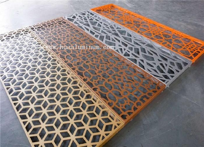 Heat Insulation Fence Aluminium Solid Panel ISO9001 Certification