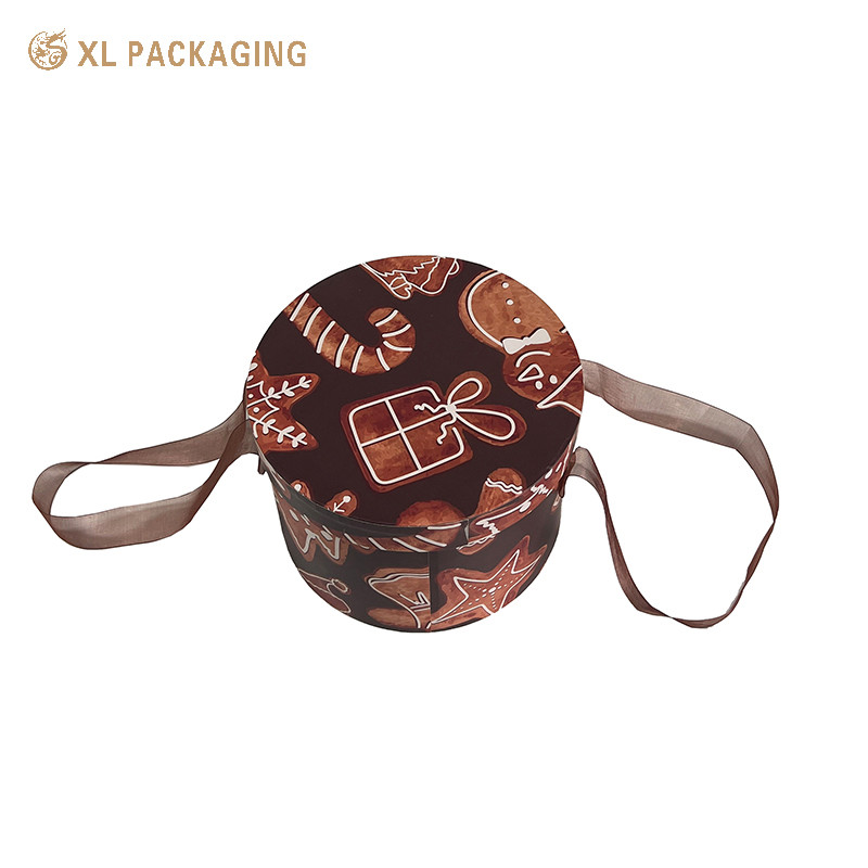 Handle Cylinder Gift Box Candy Big Gift Candle Cartoon Toy Flower Packing Craft Paper Tube With Logo