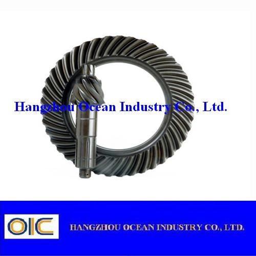 Quality Low Noise Level Crown Wheel and Pinion for Performance 4.11 1 Ratio 10 Spline for sale