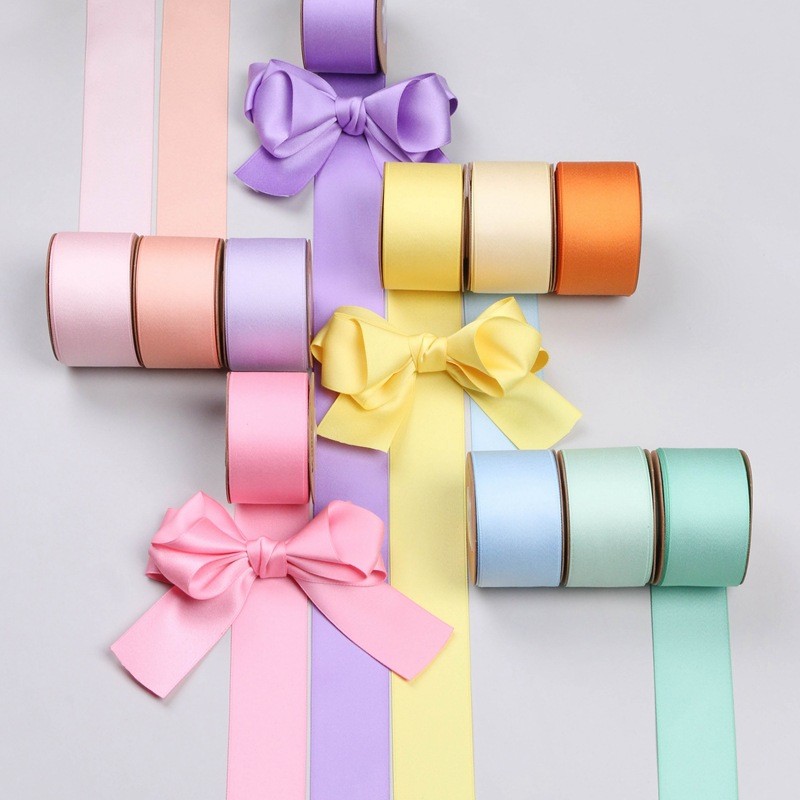 10mm-38mm*50y Polyester Cotton Ribbon Customized Color Cotton Ribbon