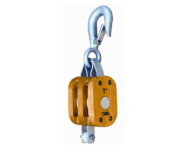  JTWP-A2 Regular Wood Pulley(double wheel with hook) Manufactures