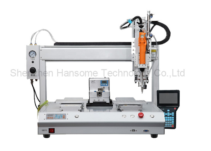 Desktop And Visible Operation 4Axis Screw Locking Machine with Double working station