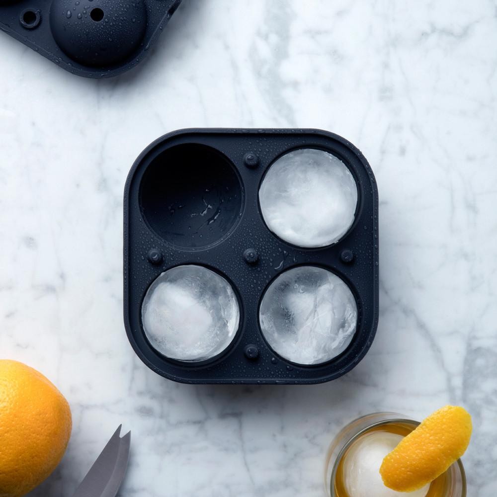 4-ice ball large wholesale personalized make your own custom silicone ice cube tray mold