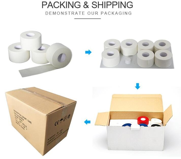 Delicate colors nonwoven cohesive elastic bandage, Extra strong porous custom print nonwoven cohesive bandage hospital t
