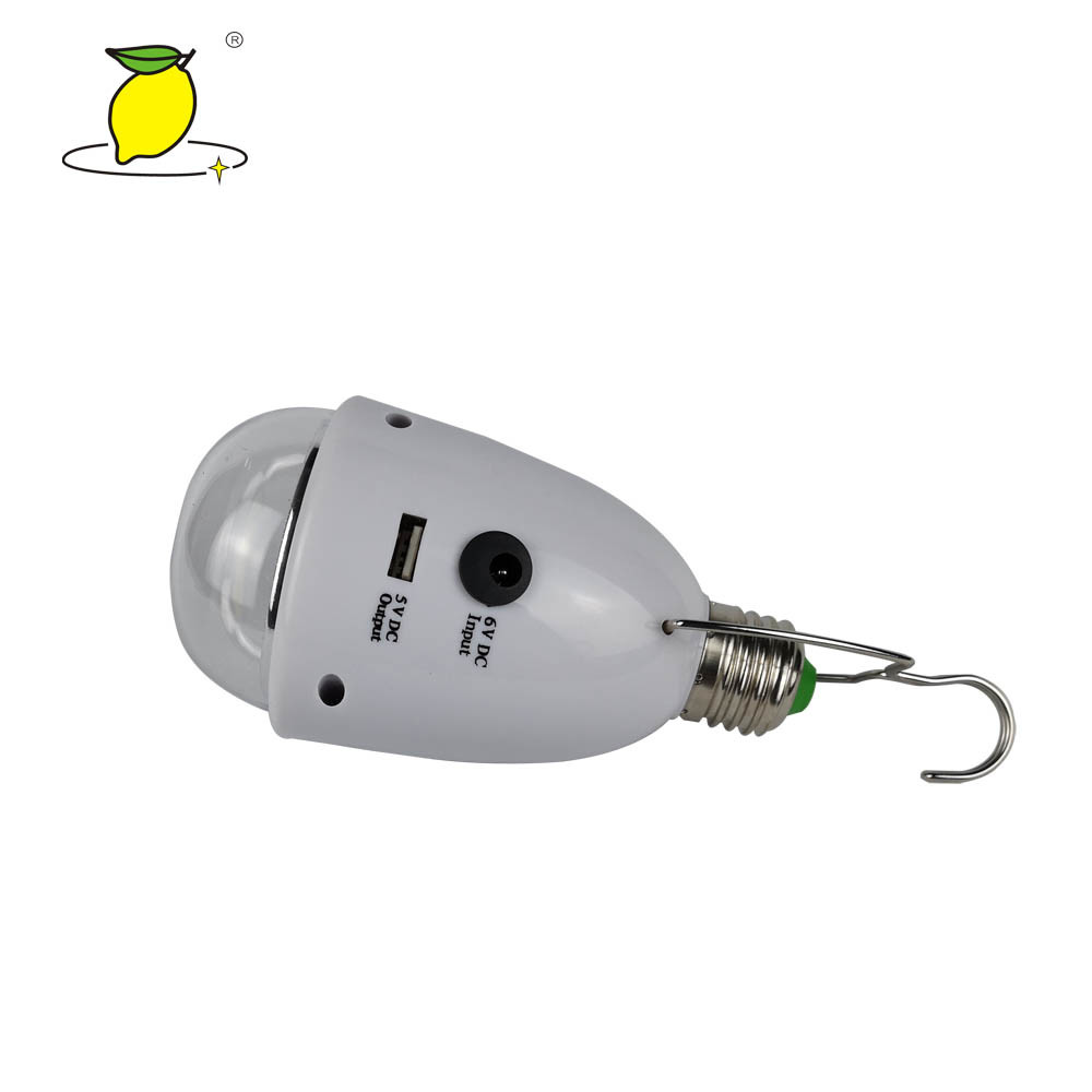 Premium Plastic Solar Rechargeable Camping Lights 560LM Cool White