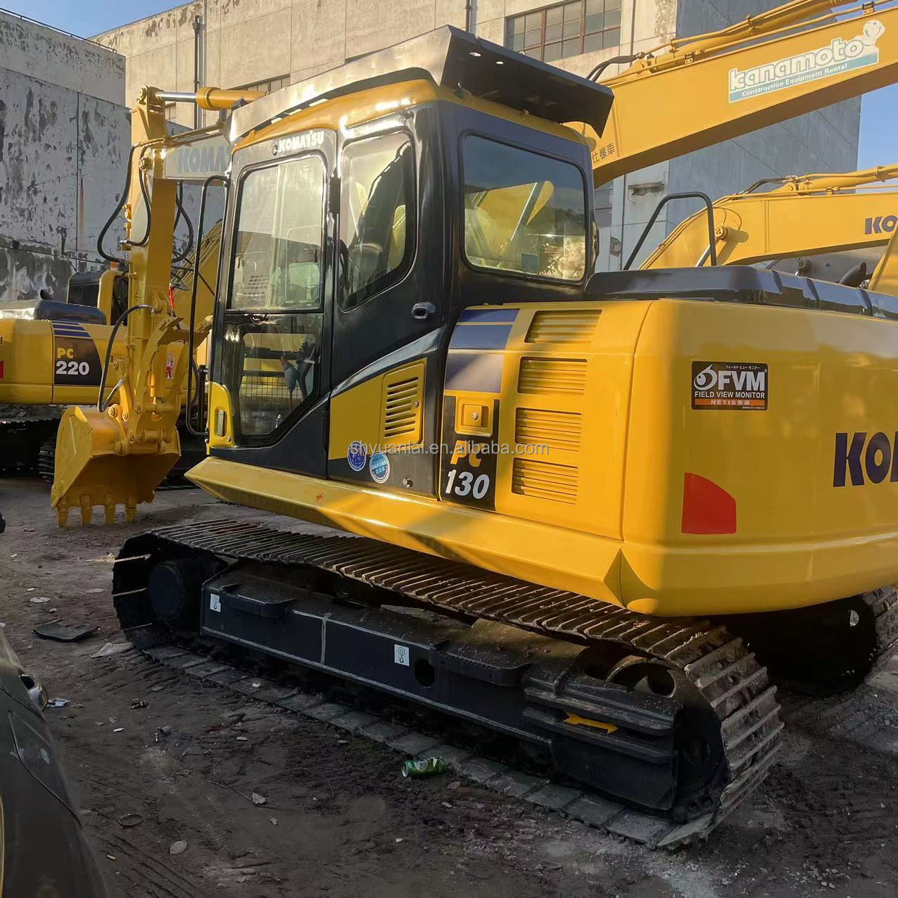 Second Hand 13 Ton Komatsu PC130 Excavator with Original Color and Fuel-Saving System
