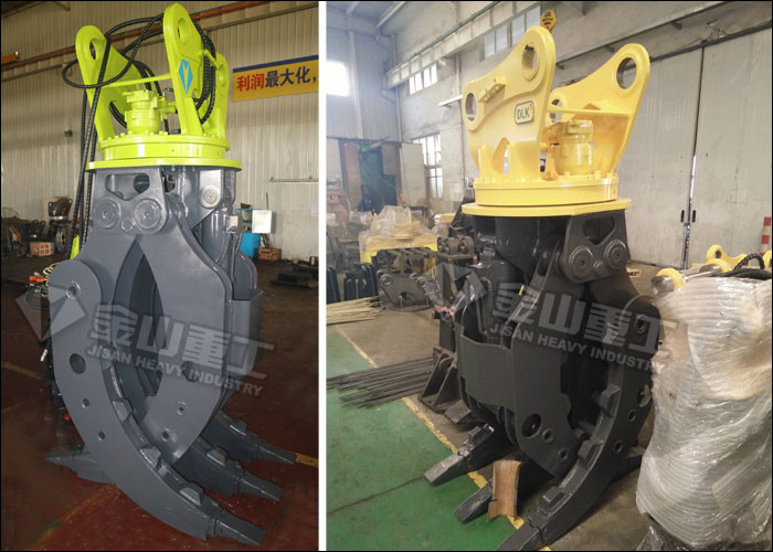 LIEBHERR 922 Excavator Rock Grab Rotating Type 2300mm Jaw Opening CE Approved